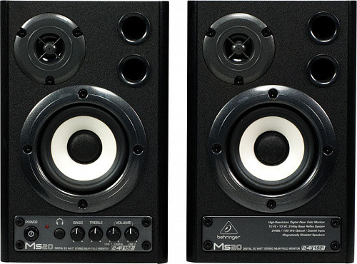 BEHRINGER MS20 DIGITAL MONITOR SPEAKERS 2-полосная мониторная система 2 х 10 Вт