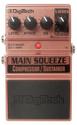 Педаль DIGITECH XMS Main Squeeze для электрогитары Compressor/Sustain от DBX