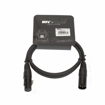 Кабель-DMX INVOTONE ADC1001 с разъемами XLR F - XLR M 1 м