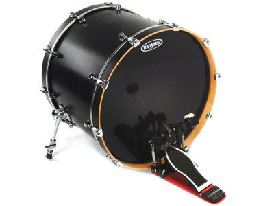 Evans BD22HBG Пластик 22" Hydraulic Black для бас-барабана двойной