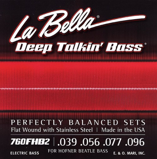LA BELLA LA BELLA 760FHB2 струны для 4-струнной бас-гитары