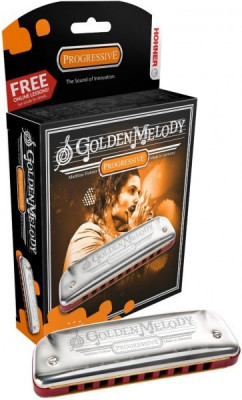 Hohner Golden Melody 542-20 F# губная гармошка диатоническая