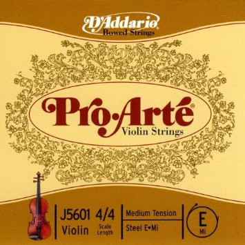 Одиночная струна E для скрипки 4/4 D'Addario J5601 4/4M