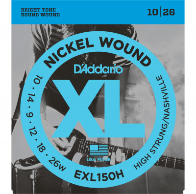 Струны для электрогитары D'ADDARIO EXL150H High-String/Nashville Tuning 10-26