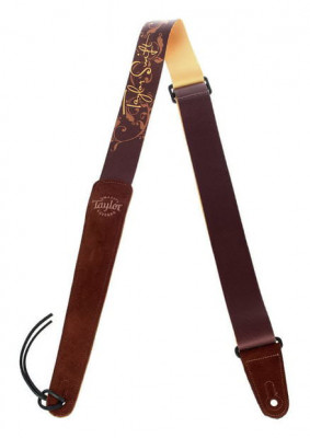 TAYLOR 66000 Taylor Swift Signature Guitar Strap, Brown ремень для гитары taylor Swift