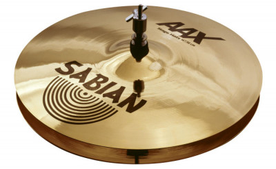 Тарелки средней толщины SABIAN AAX 21402XLB 14" X-Celerator Hats Medium/Heavy (пара), полированные