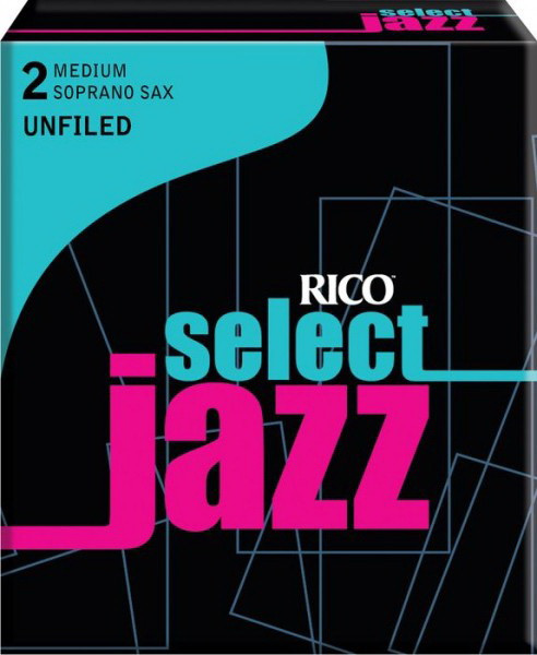 RICO RRS10SSX2M Select Jazz Unfiled №2M 10 шт трости для саксофона-сопрано