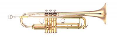 Yamaha YTR-4335GII - труба Bb студенческая,средняя ,gold brass bell, лак - золото
