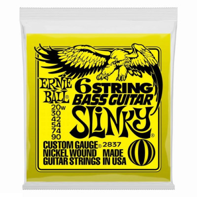 ERNIE BALL 2837 (20-90) струны для 6-струнной бас-гитары