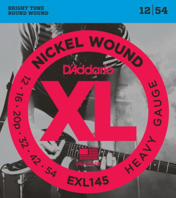 D'ADDARIO EXL145 Heavy 12-54 струны для электрогитары