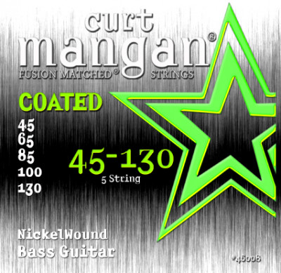 CURT MANGAN 45-130 Nickel Wound 5-String (45130) струны для бас-гитары