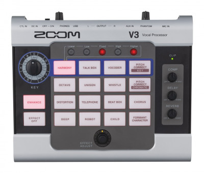 Вокальный процессор Zoom V3, 16 вокальных эффектов