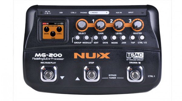 Гитарный процессор эффектов NUX MG-200