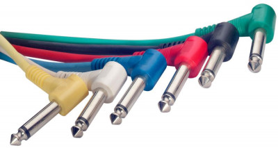 Соединительный кабель моно STAGG SPC010L E с пластиковыми разъемами, 6 шт