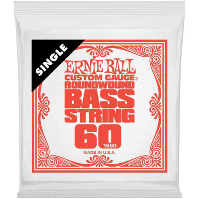 Одиночная струна для бас-гитары 060 ERNIE BALL 1660