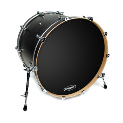 Evans BD22RA EQ1 Resonant Black пластик 22" для бас-барабана