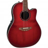 Ovation 2771 AX-CCB Standard Balladeer Deep Contour Cutaway Cherry Cherry Burst электроакустическая гитара