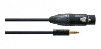 Cordial CPM 1.5 FW-BAL микрофонный кабель XLR мама-Mini-Jack stereo 1,5 м