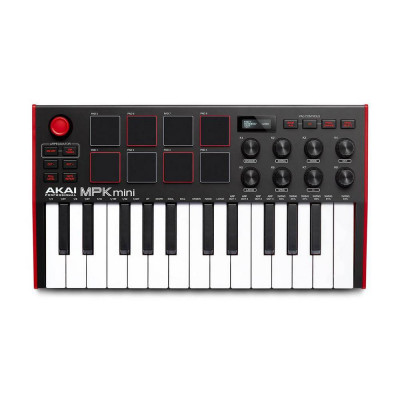 Миди клавиатура AKAI PRO MPK MINI MK3 USB, 25 клавиш