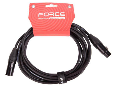 Кабель микрофонный FORCE FMC-06/4,5 XLR (F) -XLR (M)