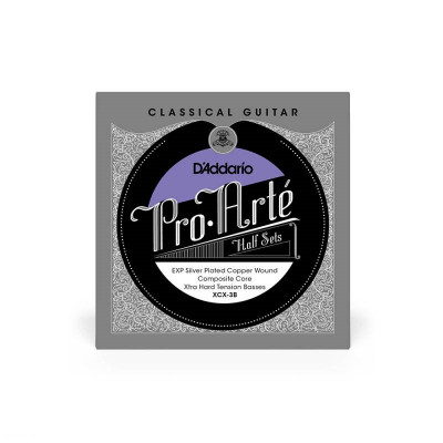 D'ADDARIO XCX-3B басовые струны для классической гитары экстрасильного натяжения