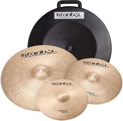 Набор тарелок ISTANBUL AGOP ITRS TRADITIONAL TRADITIONAL (14" HI-Hats, 16" Crash, 20" Ride) + кейс