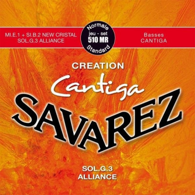 SAVAREZ  510MR Creation Cantiga Red Standard Tension струны для классической гитары