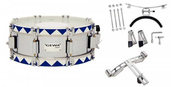 Gewa Steel Chrome HW BH 14x5,5" Маршевый малый барабан