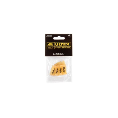 DUNLOP 9072P Ultex® Thumbpicks Medium упаковка медиаторов - когтей (4шт.)