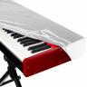 Эластичная накидка ONSTAGE KDA7088W  "антипыль" для любых клавишных инструментов, 88кл, белая