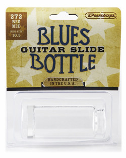 DUNLOP 272 Blues Bottle Slide Clear Medium слайд для гитары стеклянный