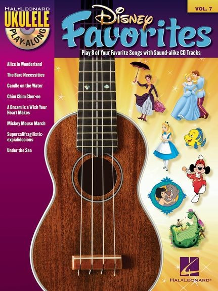 HL00701724 Ukulele Play-Along Volume 7: Disney Favourites