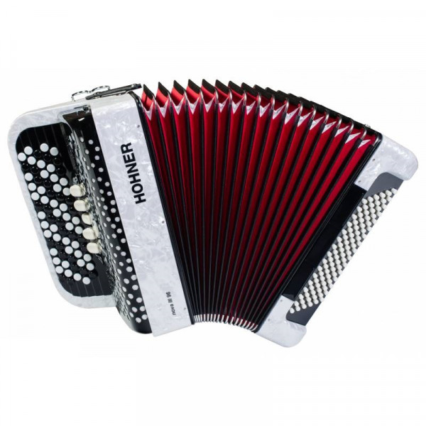 HOHNER Nova III 96 white (C-stepped) 7/8 баян