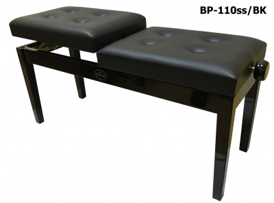 Банкетка для пианино двойная BRAHNER BP-110SS BK