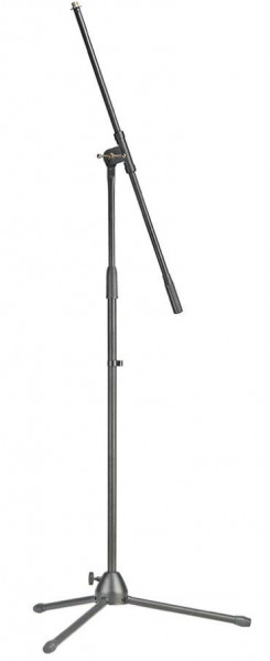 Микрофонная стойка STAGG MIS-0822BK, высота 103-166см