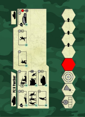 Немецкий средний танк Т-V A "Пантера" 1/100