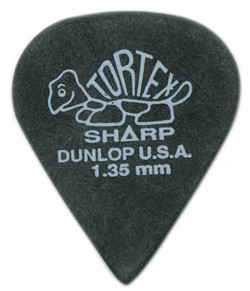 DUNLOP 412R1.35 TORTEX Sharp набор медиаторов 1.35 мм, 72 шт