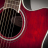 Ovation CS24-RR Celebrity Standard Mid Cutaway Ruby Red электроакустическая гитара