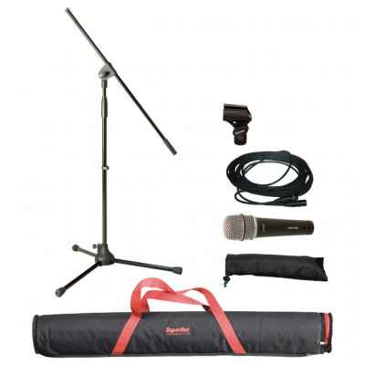 Микрофон инструментальный в наборе Superlux MSK10B-X, стойка, чехол, кабель