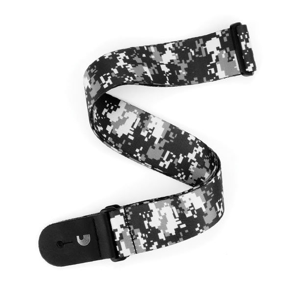 Ремень для гитары Planet Waves P20S1501 ткань "Digital Camo" черный