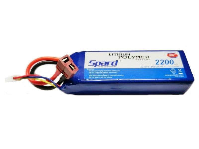 Аккумулятор Li-Po Spard 2200mAh, 11,1V, 30C, T-plug