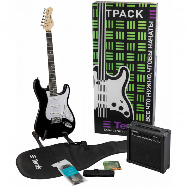 Электрогитара в наборе TERRIS TPACK-TST-045 BK