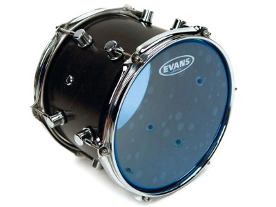 Evans TT12HB Пластик 12" Hydraulic Blue для малого барабана/тома/тимбалес двухслойный