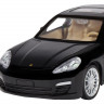 Машина "АВТОПАНОРАМА" Porsche Panamera S, черный, 1/32, свет, звук, инерция, в/к 17,5*13,5*9 см