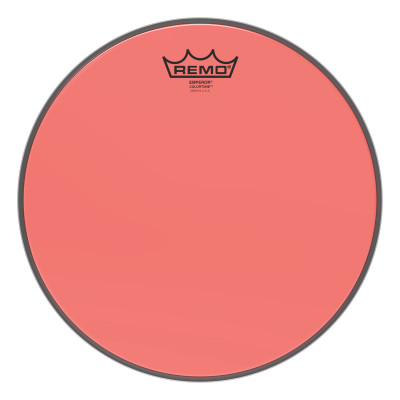 REMO BE-0312-CT-RD Emperor® Colortone™ Red Drumhead, 12' цветной двухслойный прозрачный пластик, красный