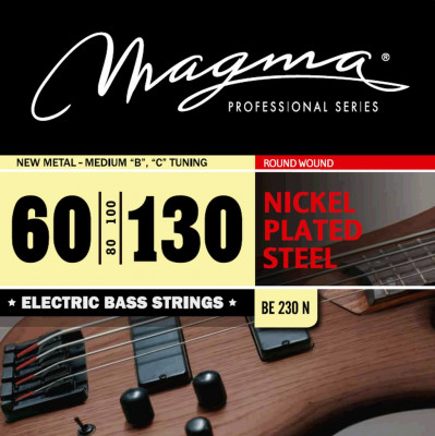 Комплект струн для бас-гитары 60-130 Magma Strings BE230N