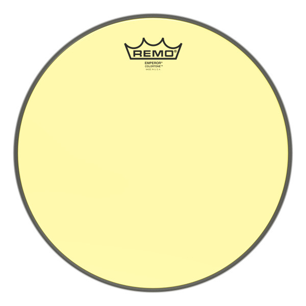 REMO BE-0312-CT-YE Emperor® Colortone™ Yellow Drumhead, 12' цветной двухслойный прозрачный пластик, желтый
