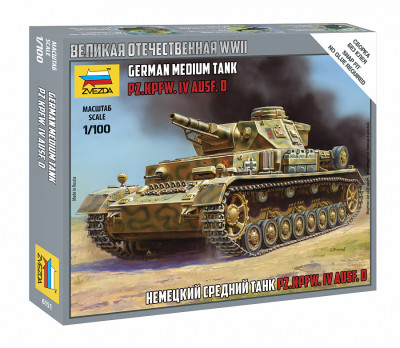 Немецкий танк Т-IV 1/100