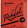 ROCKDALE RCS-2845H струны для классической гитары, сильное натяжение, нейлон (посеребрённая оплётка)