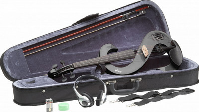 STAGG EVN 4/4 MBK электроскрипка полный комплект + чехол